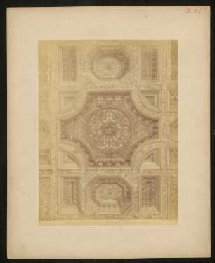 Chiesa di Badia (Badia Fiorentina), Florenz: Ansicht, Innenraum, Kassettendecke, Detail