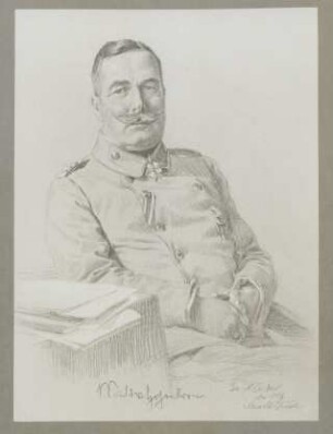 [Bildnis Adolf] Wild von Hohenborn
