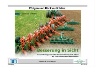 Pflügen und Rückverdichten