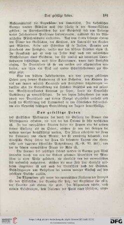 Das gesellige Leben
