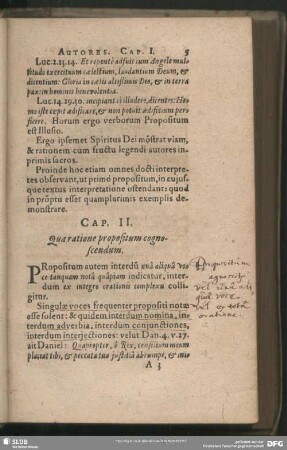 Cap. II. Qua ratione propositum cognoscendum