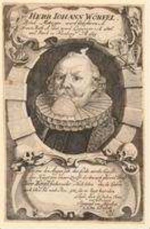 Johann Wörfel (= Hans Würffel), Rindmetzger, Ratsherr und Losunger; gest. 1659