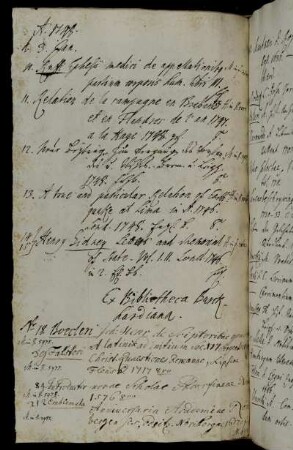 Ex Bibliotheca Burckhardiana.