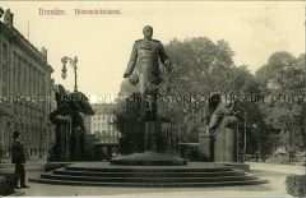 Das Bismarck-Denkmal in Dresden