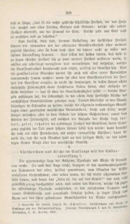 308-313 Christenthum und Kirche im Einklange mit der Culturentwicklung