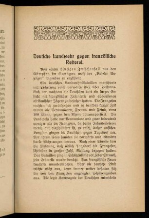 89-91, Deutsche Landwehr gegen französische Reiterei