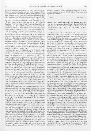 934-935 [Rezension] Zeilinger, Franz, Krieg und Friede in Korinth