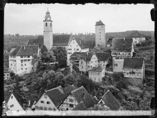 Blick vom Rundweg auf Horb