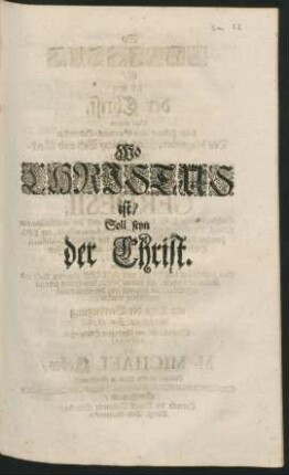 Wo Christus ist/ soll seyn der Christ. Das waren selige Lebens- und Sterbens-Gedancken Des ... Hn. Friderici Gerdesii ... I.U. Doctoris, und auff der ... Greiffswaldischen Universität ... Rectoris : Als derselbe Dies Zeitliche mit dem Ewigen nach Gottes allweisen Raht und Willen verwechseln/ und seinem Jesu/ dem Er treu gedienet auff Erden/ im Himmel solte der Seelen nach zugeführet werden