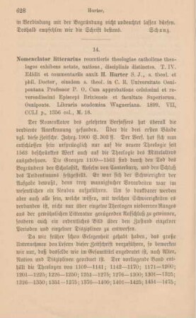 628-630 [Rezension] Theologia catholica tempore medii aevi