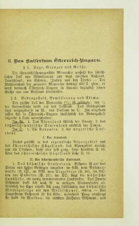 II. Das Kaisertum Österreich-Ungarn
