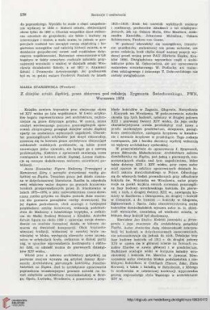 Z dziejów sztuki śląskiej, praca zbiorowa pod red. Zygmunta Świechowskiego, Warszawa 1978