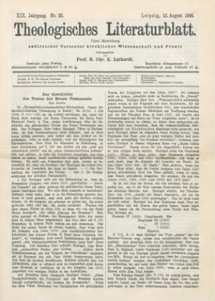 369-373 Zur Geschichte des Textes des Neuen Testaments