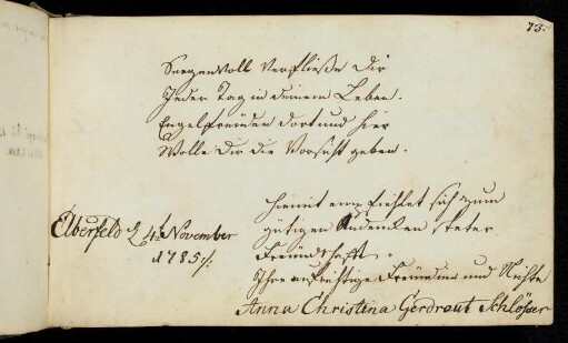 73 Schlösser, Anna Christina Gerdraut