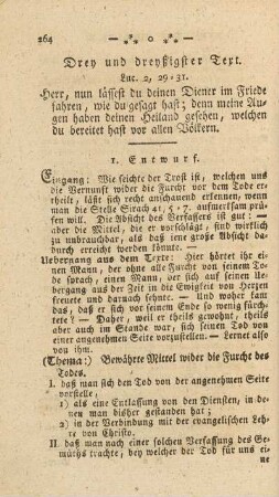 Drey und dreyßigster Text