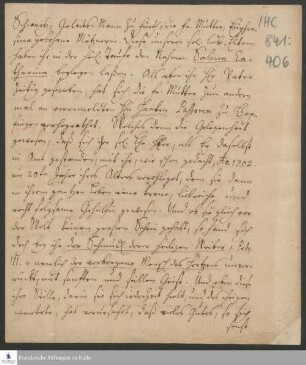 Fragment der Biografie von Sabina Catharina Herrnschmidt.