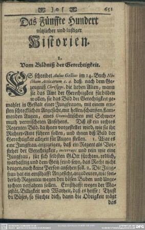 Das Fünffte Hundert nützlicher und lustiger Historien