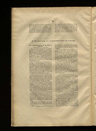 IV. Beschreibung und statisch-numerische Berechnung.