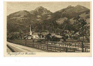 Bayrischzell mit Wendelstein