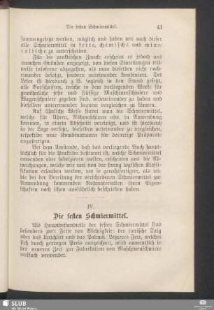 IV. Die festen Schmiermittel