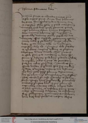 Brief- und Urkundenformular Johannes von Pfalz-Mosbach