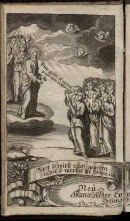 Neü Eingerichtetes Hanauisches Evang-Lutherisches Gesang-Buch [Frontisp. Kupferst.]