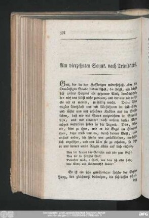 Am vierzehnten Sonnt. nach Trinitatis.