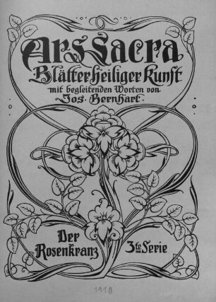 Ars sacra : Blätter heiliger Kunst, 3. Der Rosenkranz