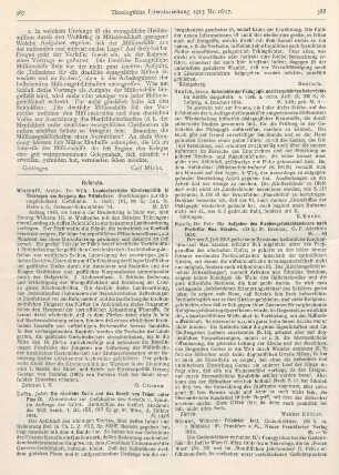 387 [Rezension] Wintruff, Wilhelm, Landesherrliche Kirchenpolitik in Thüringen am Ausgang des Mittelalters