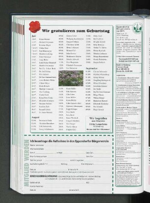 Wir gratulieren zum Geburtstag