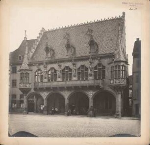 Kaufhaus, Freiburg/Breisgau: Ansicht Fassade von rechts