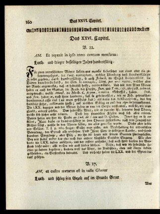 Das XXVI. Capitel.