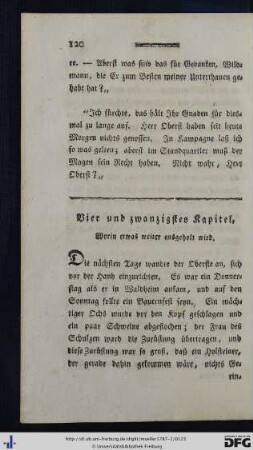 Vier und zwanzigstes Kapitel.