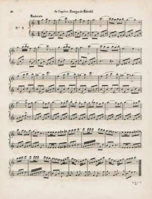 No. 9 de l'opéra: Zampa de Hérold