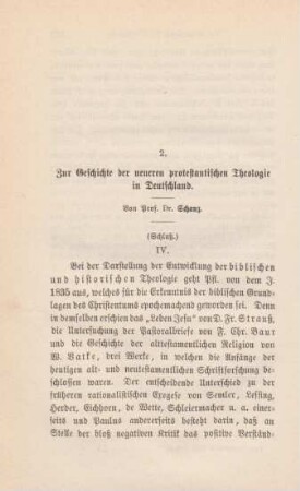 226-254 Zur Geschichte der neueren protestantischen Theologie in Deutschland
