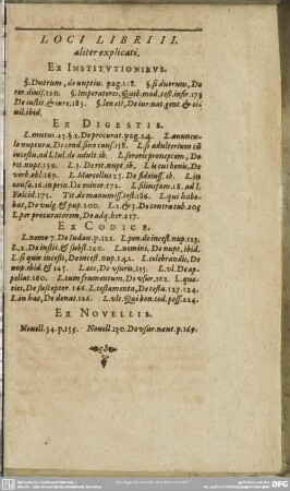 Loci Libri II. aliter explicati