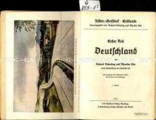 Erdkundeschulbuch über Deutschland