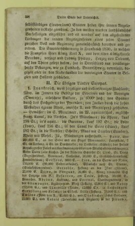 II. Die übrigen Länder Europas