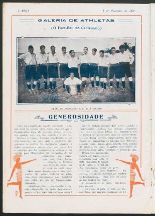 Galeria de athletas : (O foot-ball no centenário)