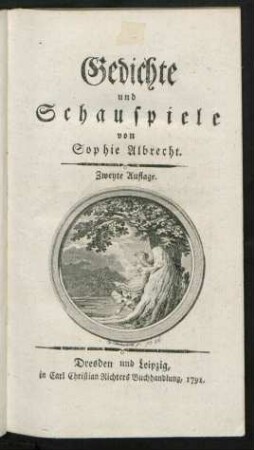 Th. 1: Gedichte und Schauspiele