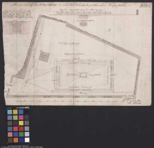 Plan zu einer auf dem Wirtschaftshof des Vorwerkes Weidenbach zu erbauenden Düngerstätte