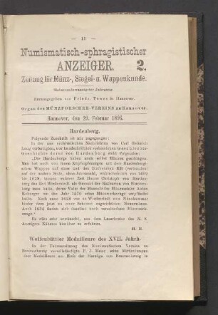 2. 29. Februar 1896