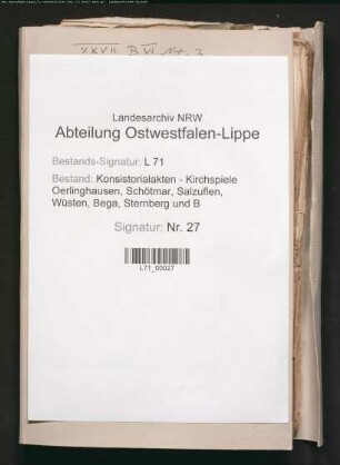 Kollekte für die Abgebrannten zu Oerlinghausen