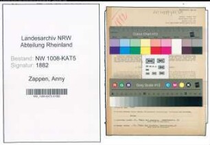 Entnazifizierung Anny Zappen , geb. 05.08.1896 (Rektorin)