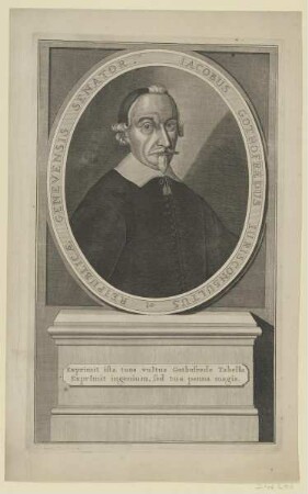 Bildnis des Iacobus Gothofredus