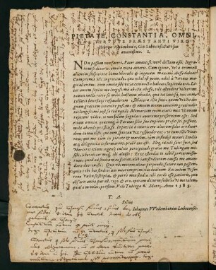 A1v-A4v, Disputatio de constituta pecunia