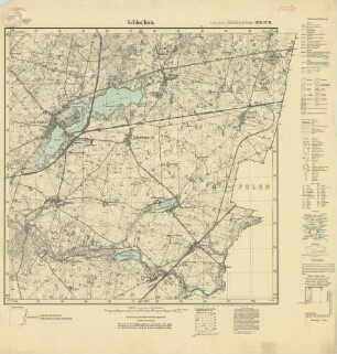 2370/2371 (alte Nr.: 978/979) Schlochau, Meßtischblatt (4cm - Karte)