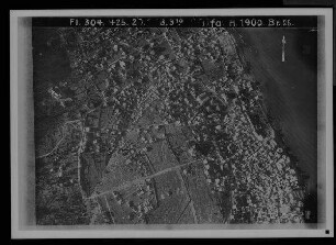 Haifa: Abhang des Karmel, deutsche Kolonie (Vertikalaufnahme)