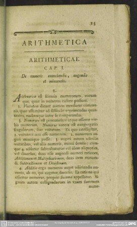 Arithmetica