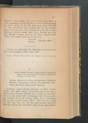 45. [Riksrådet till rådet i Danzig, förord för borgare i Söderköping, som varit utsatta för trakasserier, dat. Strängnäs d. 12 Mars 1480.]